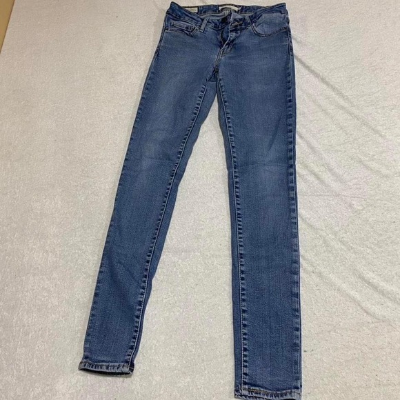 Levi's Denim - Levi's 711 skinny blue jeans #women 24. SKU459skinnyjeans